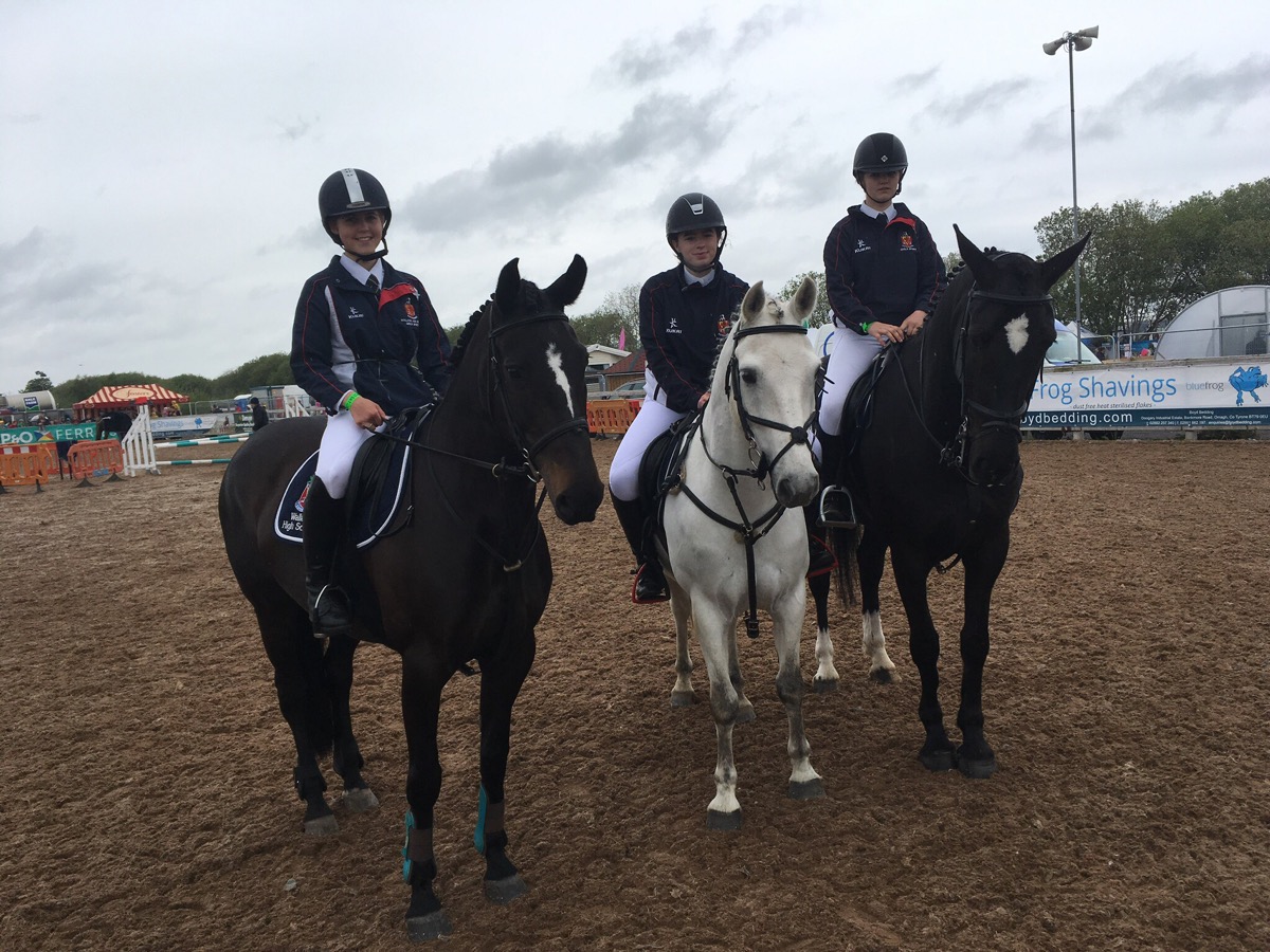 Wallace Equestrian Team enjoy the Balmoral stage!